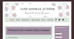 Desktop Screenshot of janegodmanauthor.com