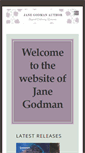 Mobile Screenshot of janegodmanauthor.com